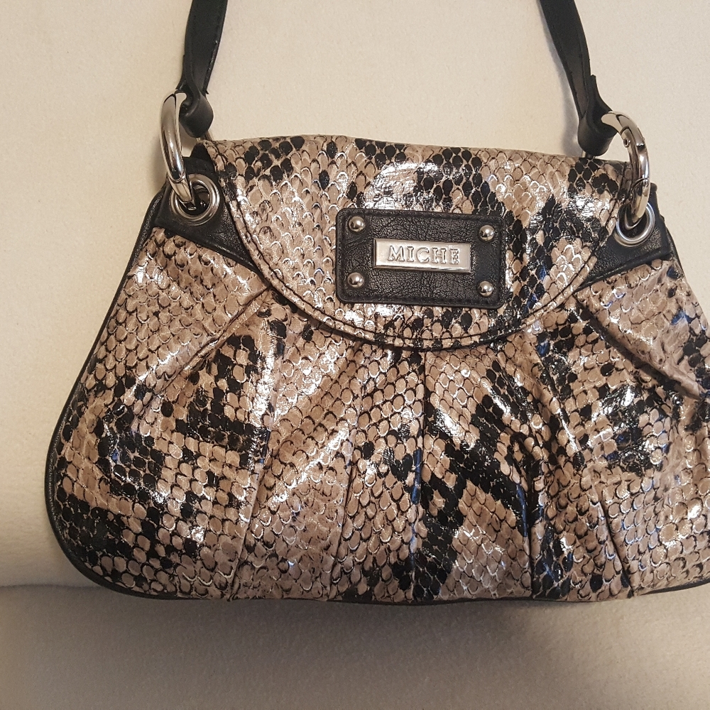 Mich cross body bag 'snake print'